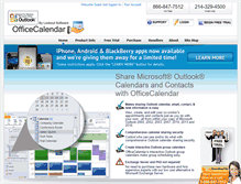 Tablet Screenshot of officecalendar.com